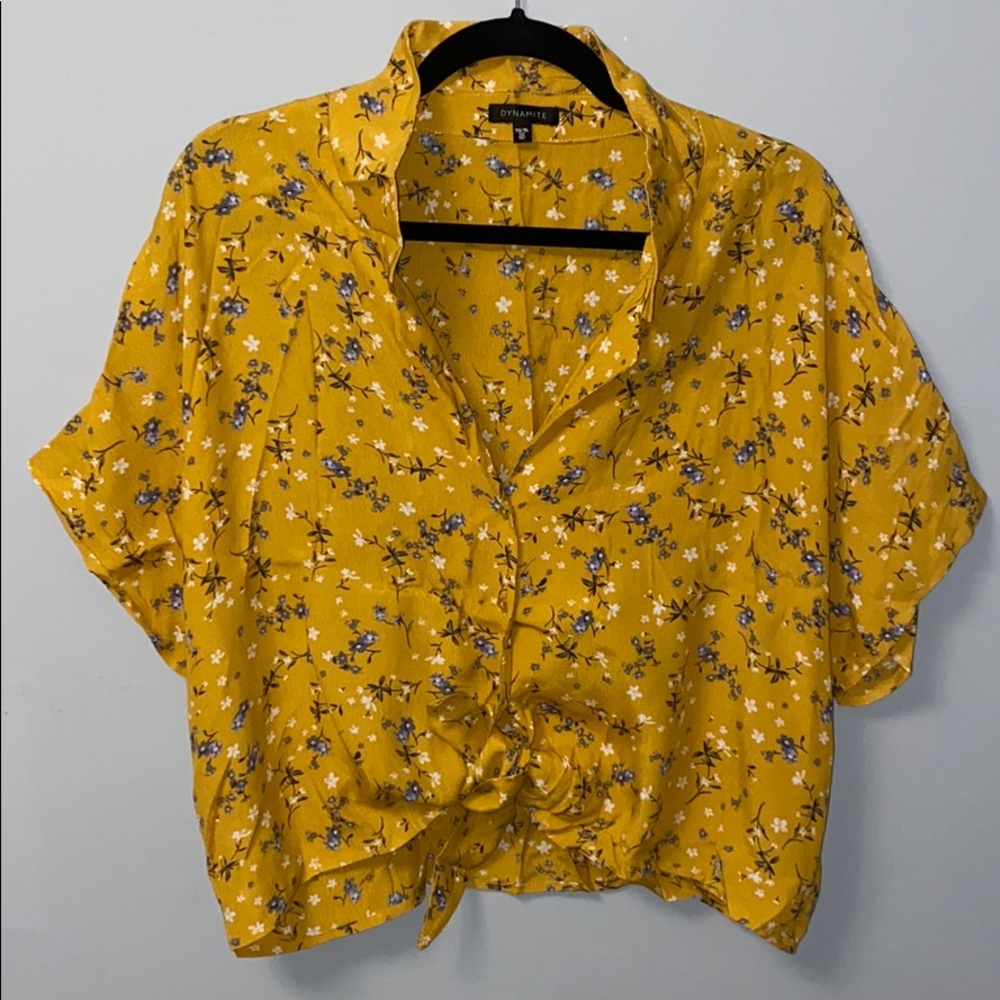 Dynamite Floral Blouse